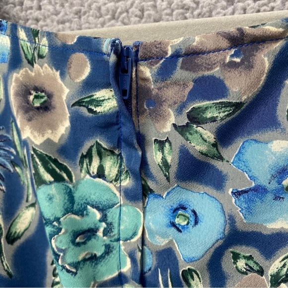 Vintage All That Jazz Tropical Floral Empire Waist Midi Maxi Dress Sz 9 / 10 - Picture 8 of 11